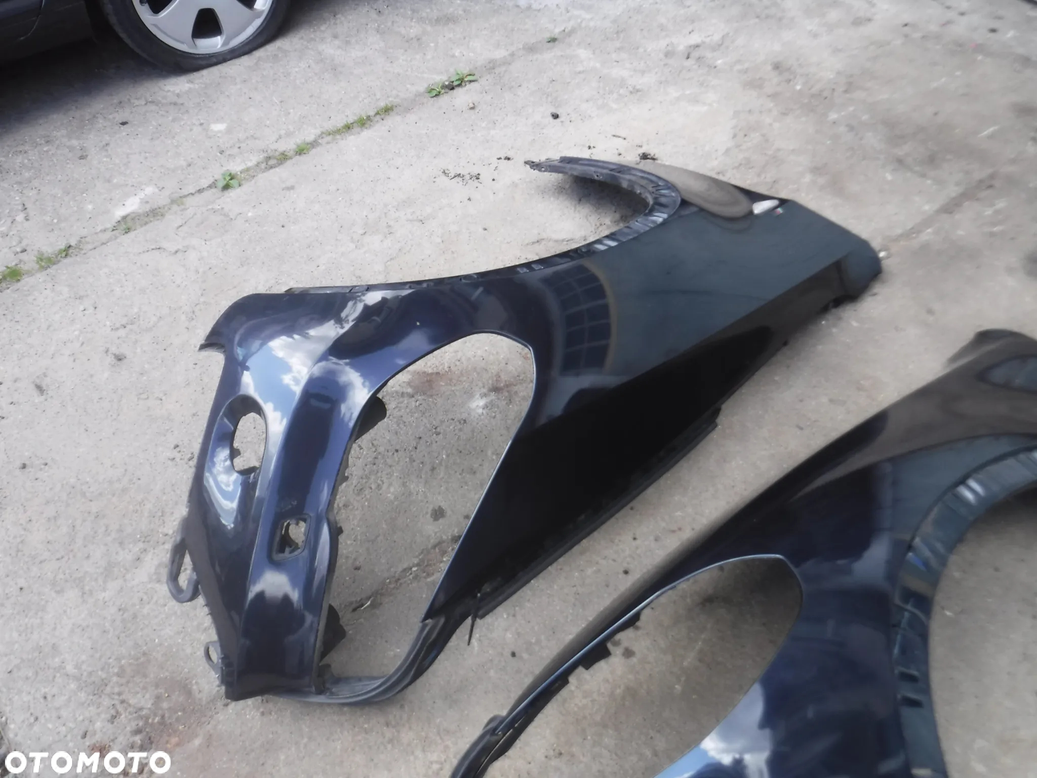 BMW X5 E70 blotnik przod lewy prawy  pod xenon  m pakiet    carbonschwarz - 5