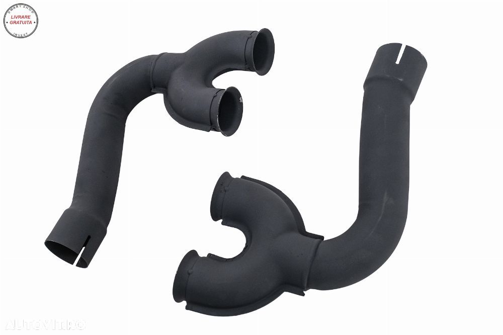 Difuzor Bara Spate Evacuare Dubla Audi Q8 S-Line (2018-2023) Evacuari Negre- livrare gratuita - 14