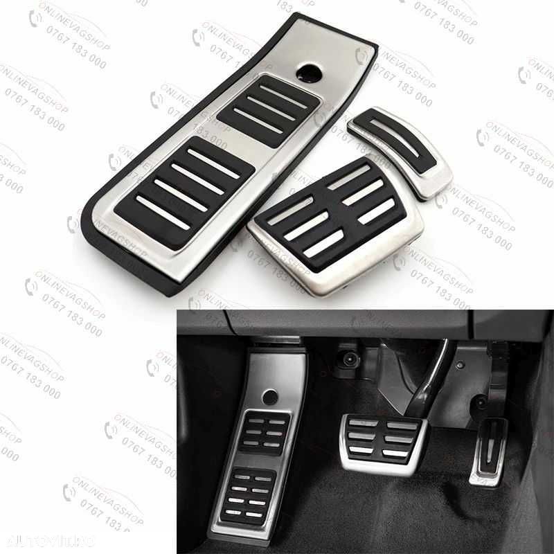 Set pedale inox transmisie automata Audi A6 C8, Audi A7 - 6