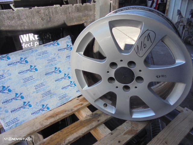 Jogo De Jantes A2114015602 MERCEDES S211 W211 FASE 2 2008 220CDI  170CV 5P PRETO 42 7.5Jx16 5X112 66MM - 1