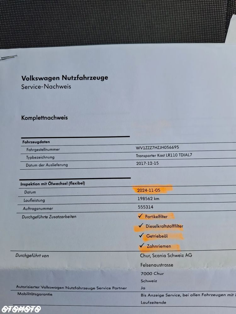 Volkswagen T6 Transporter DSG 4x4 L2 długi zabudowa - 37