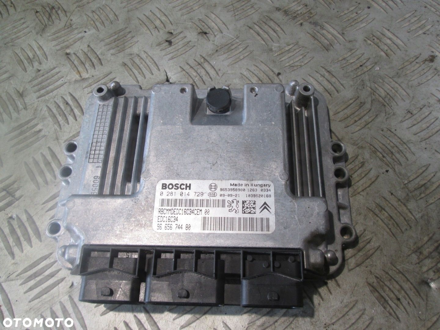 STEROWNIK KOMPUTER SILNIKA CITROEN C4 I 1 PICASSO 1.6 HDI 9665674480 - 1