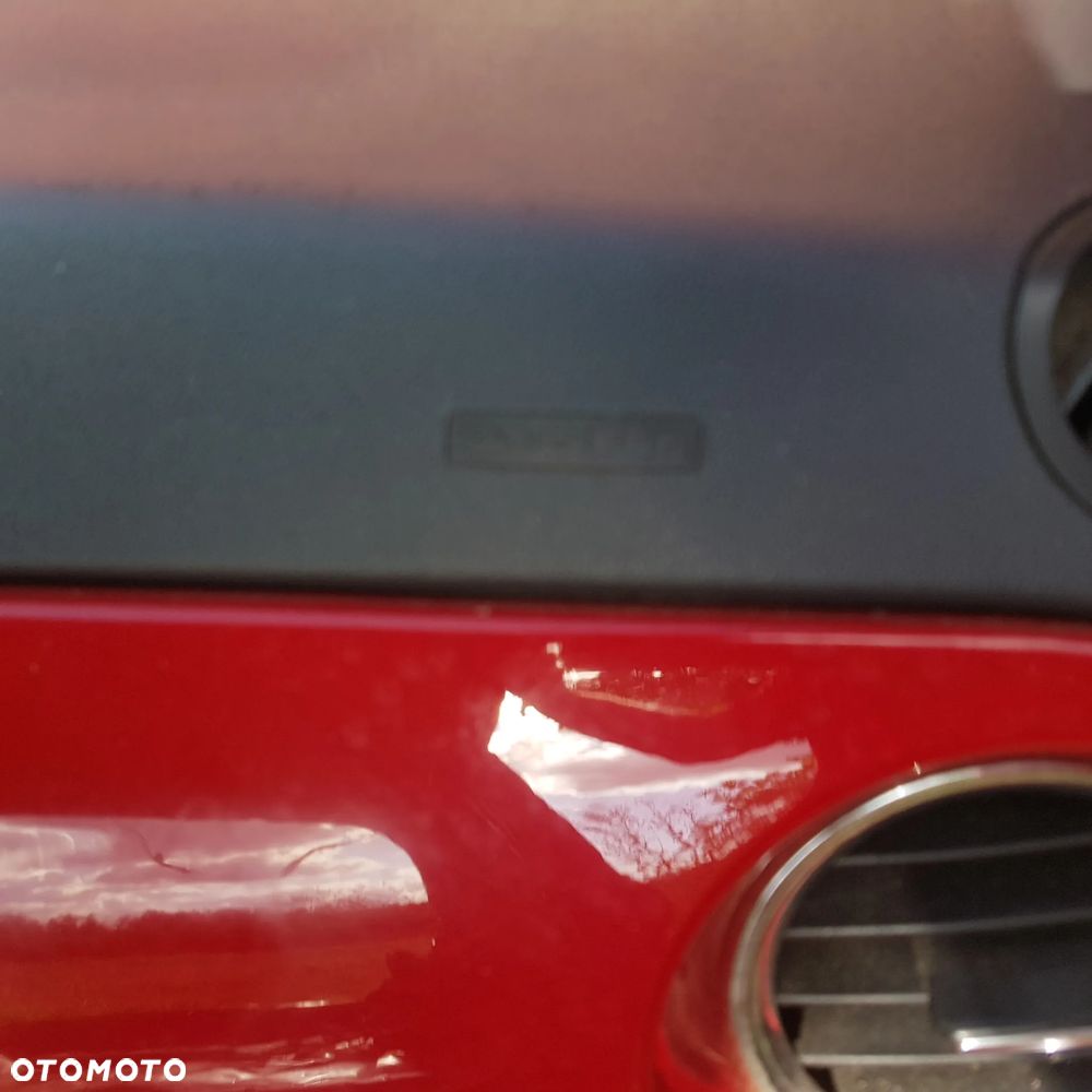 nakładka dekor z deska rozdzielcza czerwona fiat 500 przed lift DESKA ROZDZIELCZA KONSOLA KOKPIT EU FIAT 500 08-15 - 6