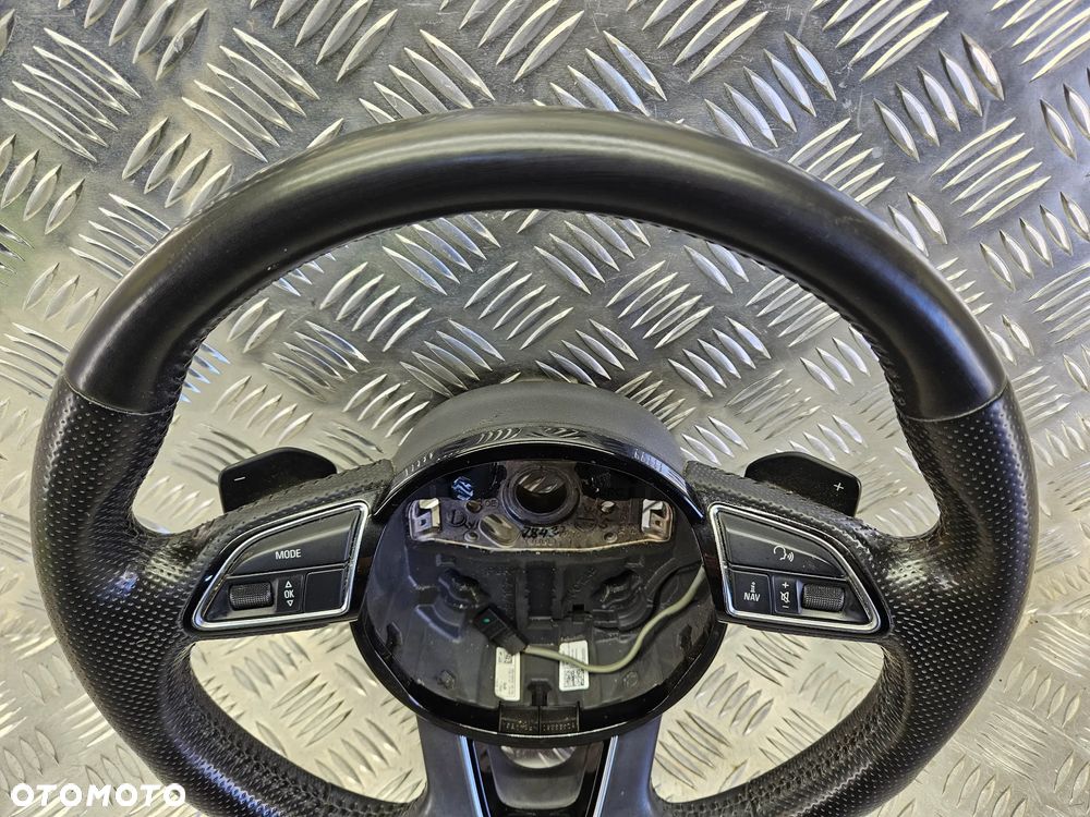 AUDI Q7 4L LIFT 09-15R KIEROWNICA CZARNA SKORA MULTIFUNKCJA LOPATKI 4L0419091AS 4L0419091 AS - 2