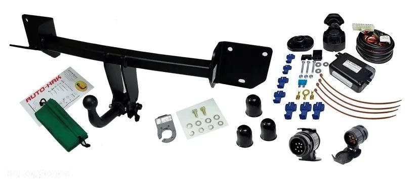 BMW X1 E84 2009-2015 WYPINANY POZIOMO ZA POMOCĄ DŹWIGNI NOWY HAK HOLOWNICZY Z MODUŁEM13PIN - 4