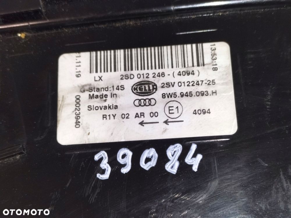 lampa tylna tył lewa audi a4 b9 15-19 sedan led - 7
