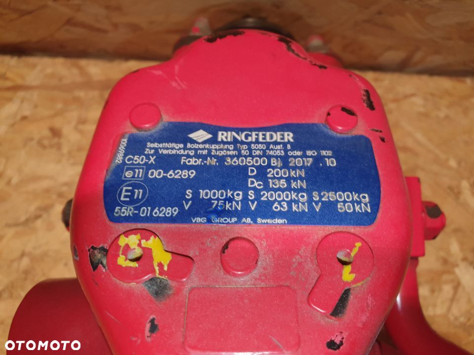 ZACZEP RINGFEDER FI50TYP5050 160X100 - 2