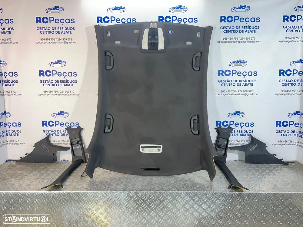 .Conjunto Interior Tecto Cúpula Preto Original Mercedes W204 Sedan 2008 - 2014 - 1
