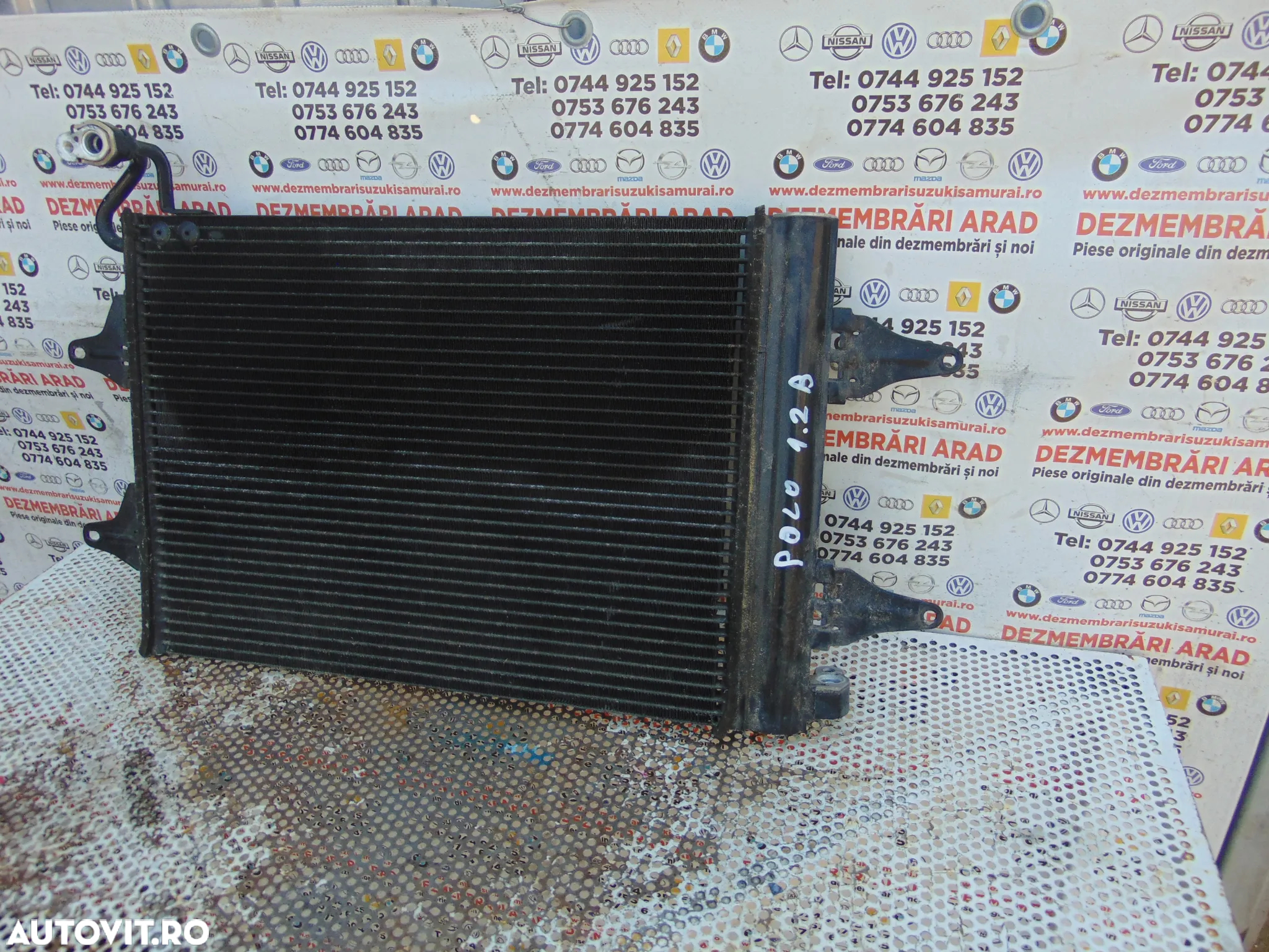 Radiator clima VW Polo 9N 1.2 radiator clima Skoda Fabia Seat Ibiza cod 6q0820411b - 2