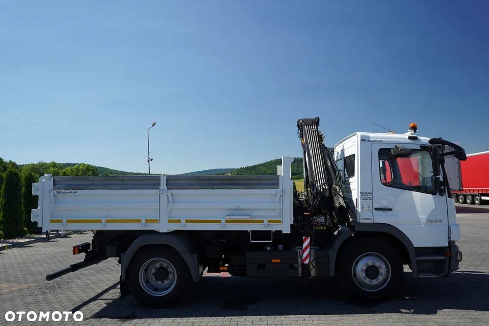 Mercedes-Benz ATEGO 15.24 / 4X2 / WYWROTKA + HDS HIAB 088 BS-2  /   ROTATOR /MANUAL - 12