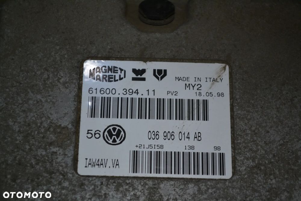 VW AUDI SEAT 1,4 16V KOMPUTER STEROWNIK SILNIKA 036906014AB - 2