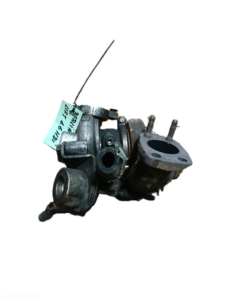 CITROEN BERLINGO I 02-10 LIFT 1,6 HDI turbo turbina turbosprężarka 9657530580 * - 4