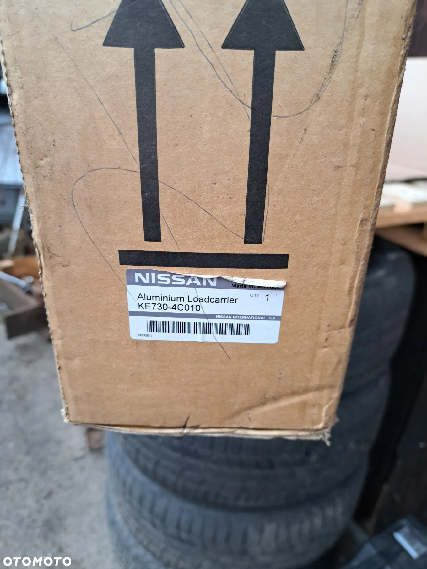 bagażnik dachowy Nissan X-Trail III T32 Poprzeczki dachowe aluminiowe do wersji bez relingów Nissan X-Trail III T32 T-32 2014r KE730-4C010 KE7304C010 - 9