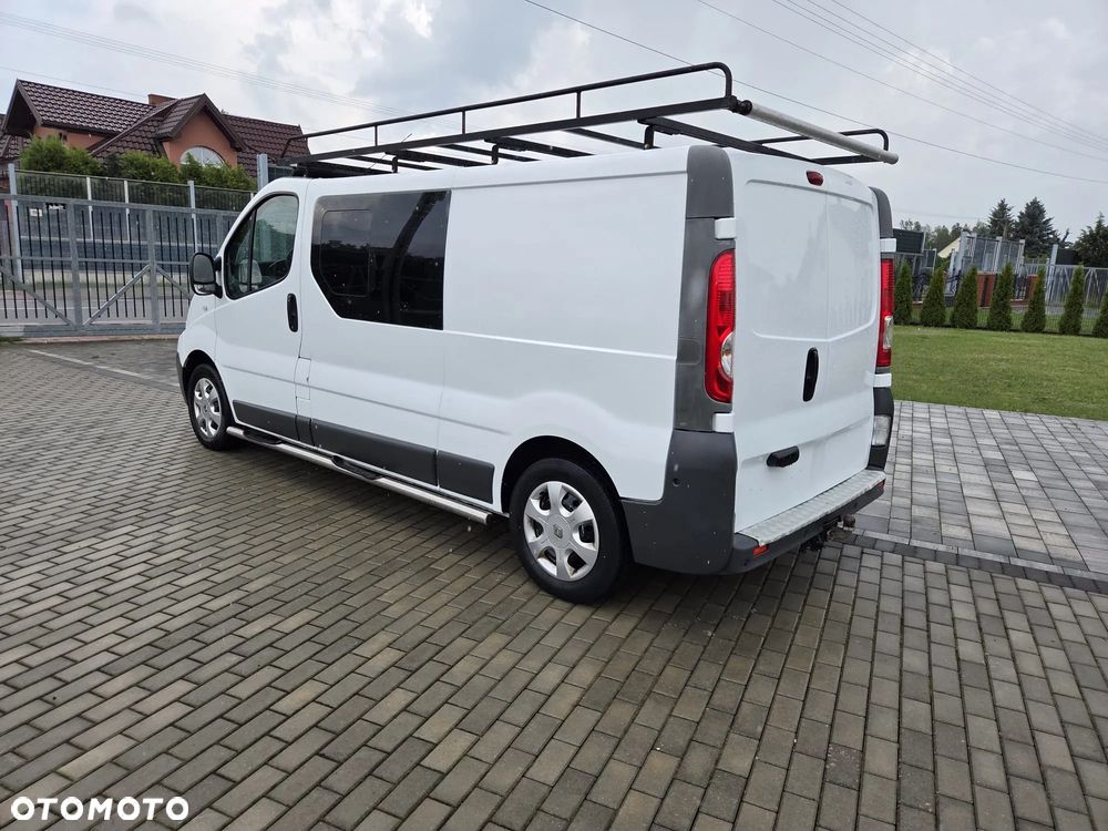 Renault TRAFIC LONG KLIMA TEMPOMAT ORYGINAŁ DUBEL KABINA ZADBANY FULL OPCJA DOPOSAŻONY - 5