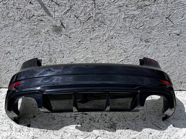 RS3 A3 8V LIFT SEDAN ZDERZAK TYŁ TYLNY CZARNY LY9T KOMPLETNY