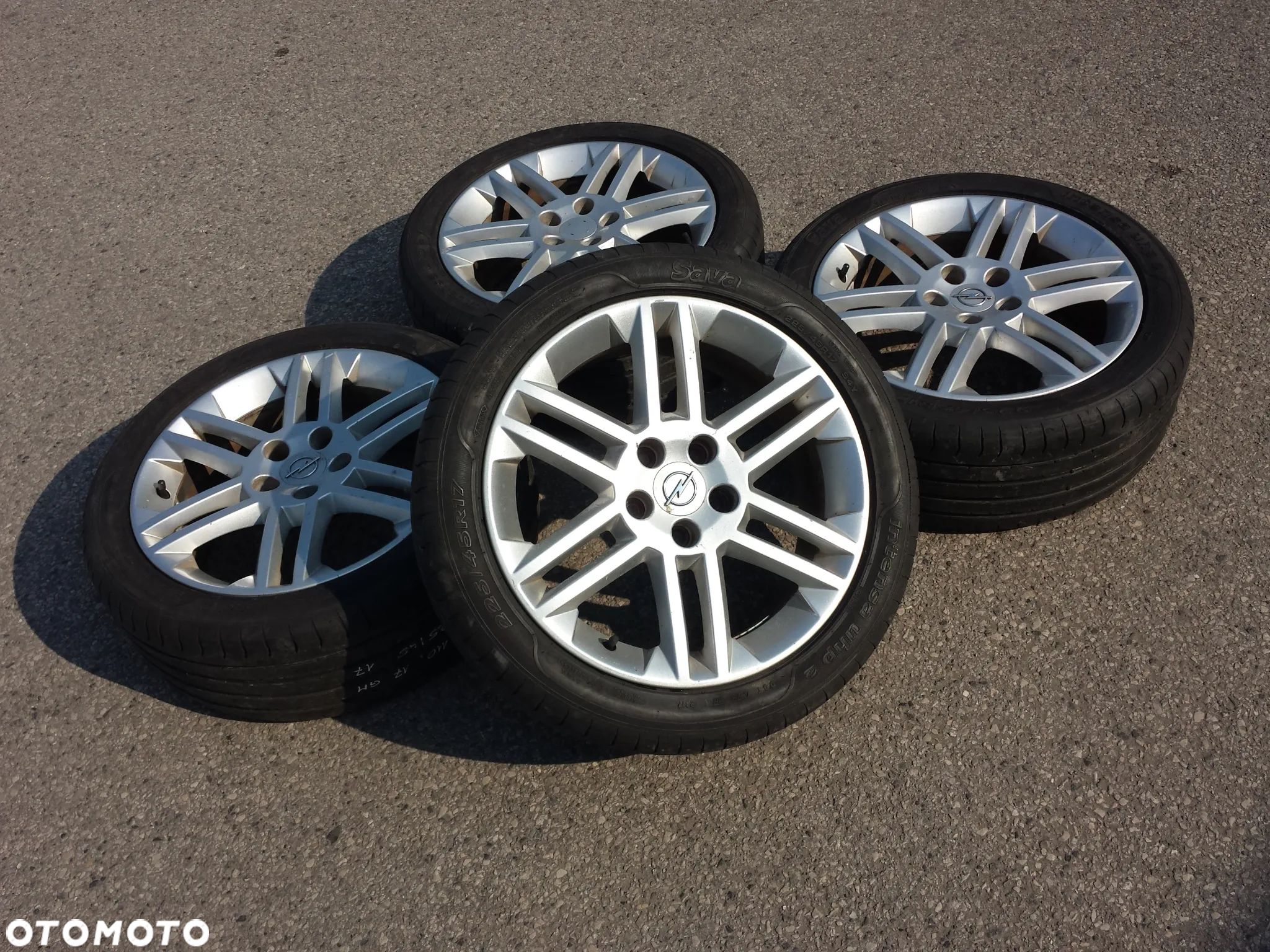 17” - ALUfelgi - 5x110 r17 cali - Oryginal  Opel Gm / Saab / Fiat / Alfa Romeo - Aluminiowe Felgi - stan: BDB + GWARANCJA !! + możliwy  MONTAŻ !! - 1