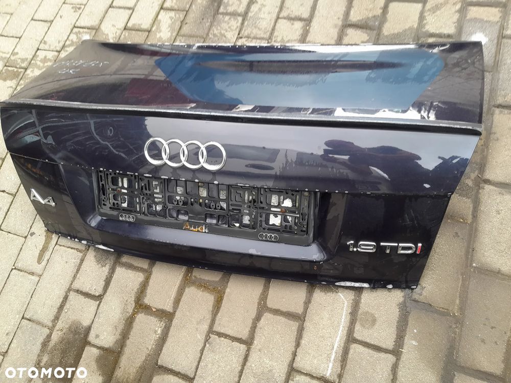 AUDI A4 B6 KLAPA BAGAŻNIKA TYLNA TYŁ SEDAN KOLOR: LZ5L - 1
