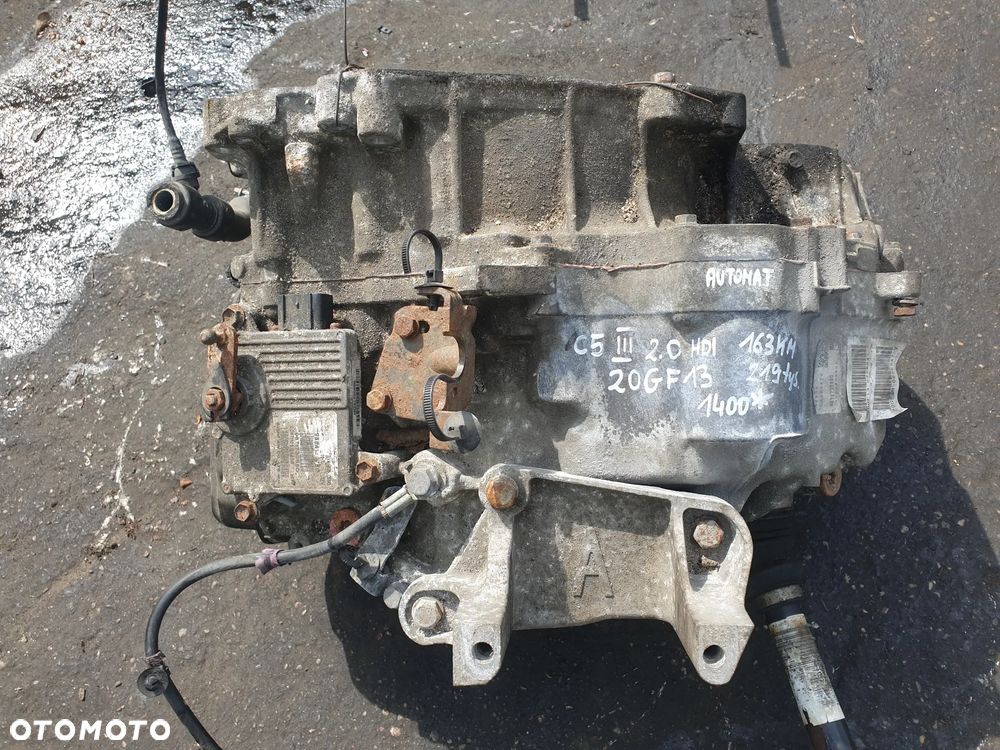 SKRZYNIA BIEGÓW 20GF13 CITROEN C5 III 2.0 HDI 163KM AUTOMAT - 1