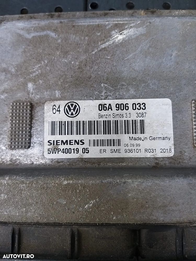 Ecu calculator motor 1.6 b vw golf 5 1k 06a906033 5wp4001905 - 2