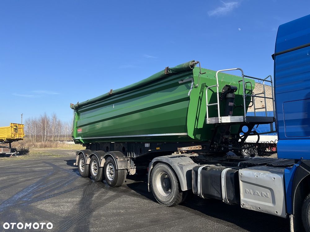 Langendorf SK 28m3 Hardox rynna 2018 naczepa wywrotka stal z NIEMIEC stalowa - 11