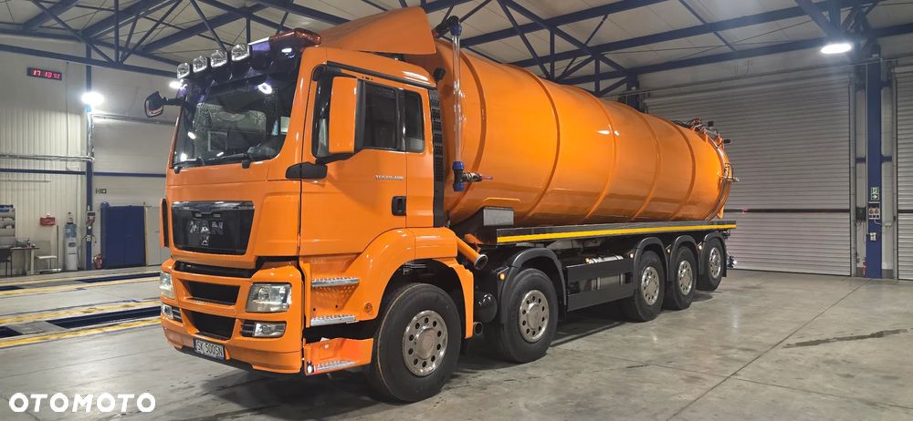 MAN TGS 50.480 Euro5 asenizacyjny 10x4 beczka WUKO cysterna - 1