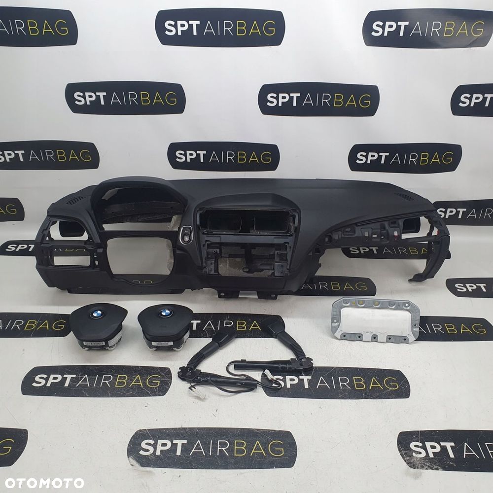 F20 F21 KOKPIT DESKA KONSOLA PULPIT PODUSZKA AIRBAG AIR BAG PASY KIT SET - 1