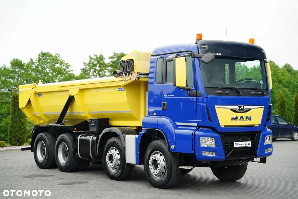MAN TGS 35.460 / 8x4 / WYWROTKA 5.8 M / HYDROKLAPA / NAVI / 2018 ROK - 11