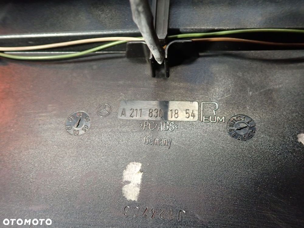 PANEL STEROWANIA NAWIEWU KLIMATYZACJI MERCEDES-BENZ W211 E200 CDI  2118300790 A2118301854 - 10
