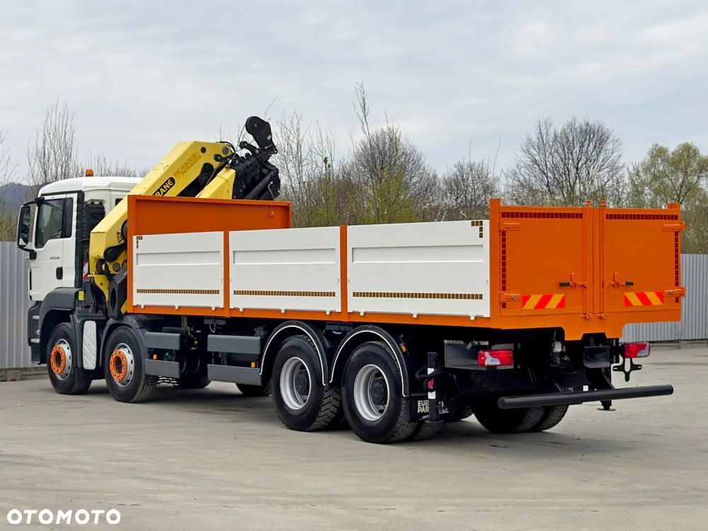 MAN TGS 35.360 * SKRZYNIA 7,15 m * PK 44002 + PILOT / 8x4 * STAN BDB - 6