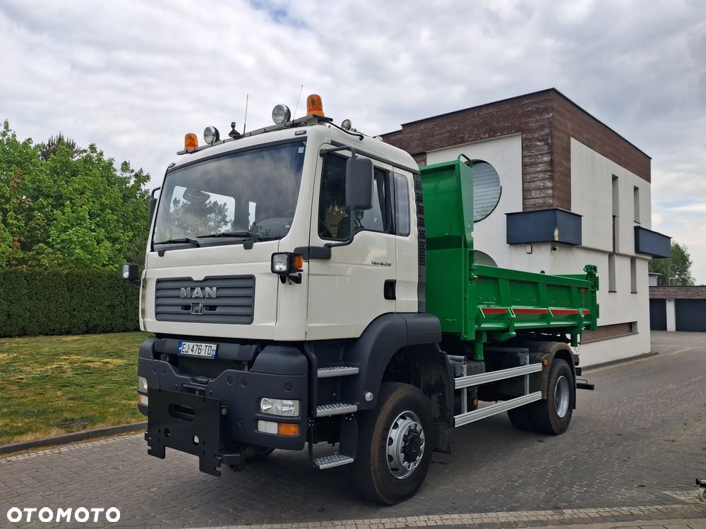MAN 18.310 4x4 WYWROT HYDROBURTA 110TYS.KM - 14