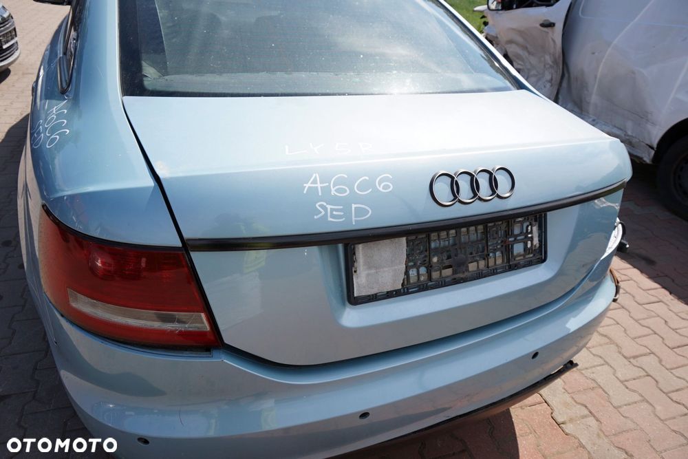 KLAPA BAGAŻNIKA TYLNA A6 C6 SEDAN LY5R  NIEBIESKI AUDI 2004-2008 - 3