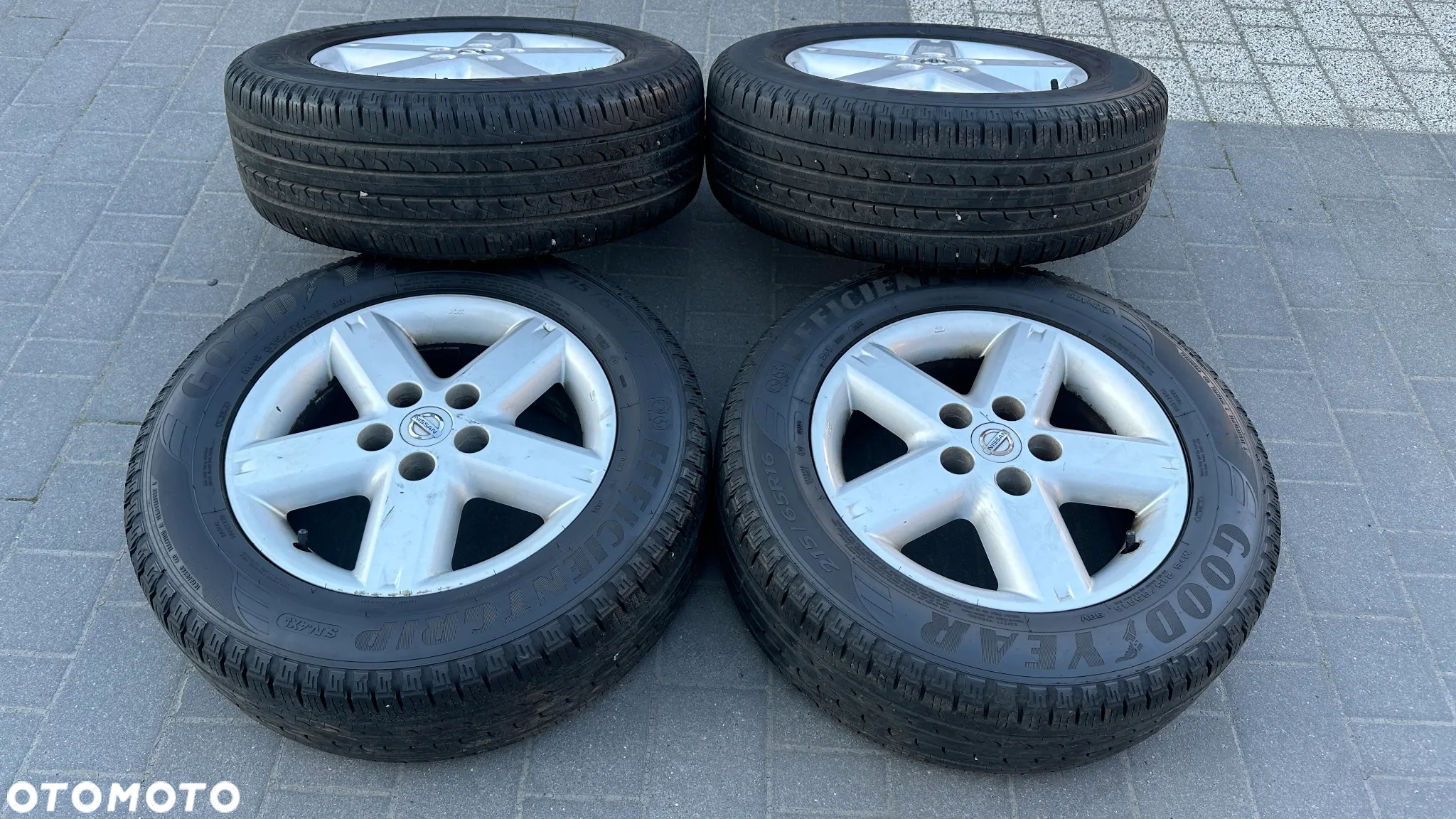Koła r16 nissan 5x114.3 215/65 SUV felgi alufelgi ET40 - 6