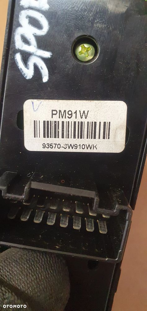Przełącznik panel sterowania szyb Kia Sportage III 93570-3W910 93570-3W910WK - 9