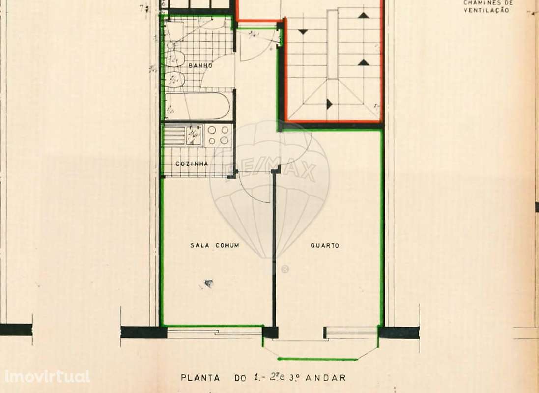 Apartamento T1 para venda - Grande imagem: 3/4