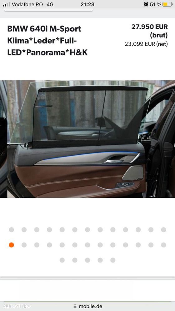 BMW Seria 6 640i - 23