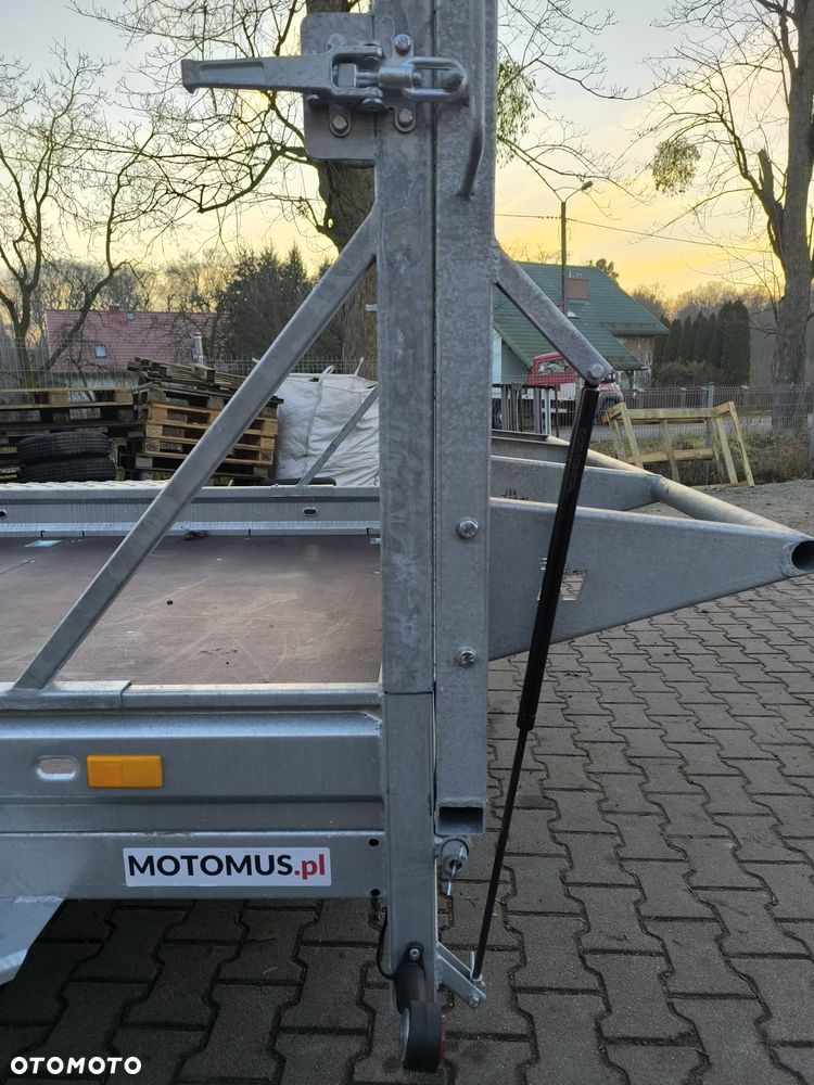 Niewiadów Przyczepa do przewozu sprzętu budowlanego Niewiadów K4035 400x190cm  3500kg 3 osie pod koparke koparka walec MOTOMUS - 5