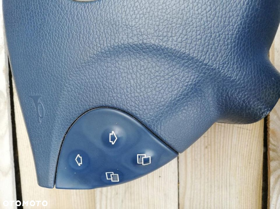 MERCEDES W211 PODUSZKA AIRBAG KIEROWCY KIEROWNICY NIEBIESKA - 4
