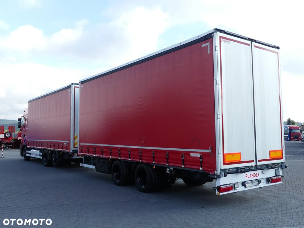 Renault T480 6x2 / ZESTAW PRZEJAZDOWY / FIRANKA / SUPER STAN / - 5