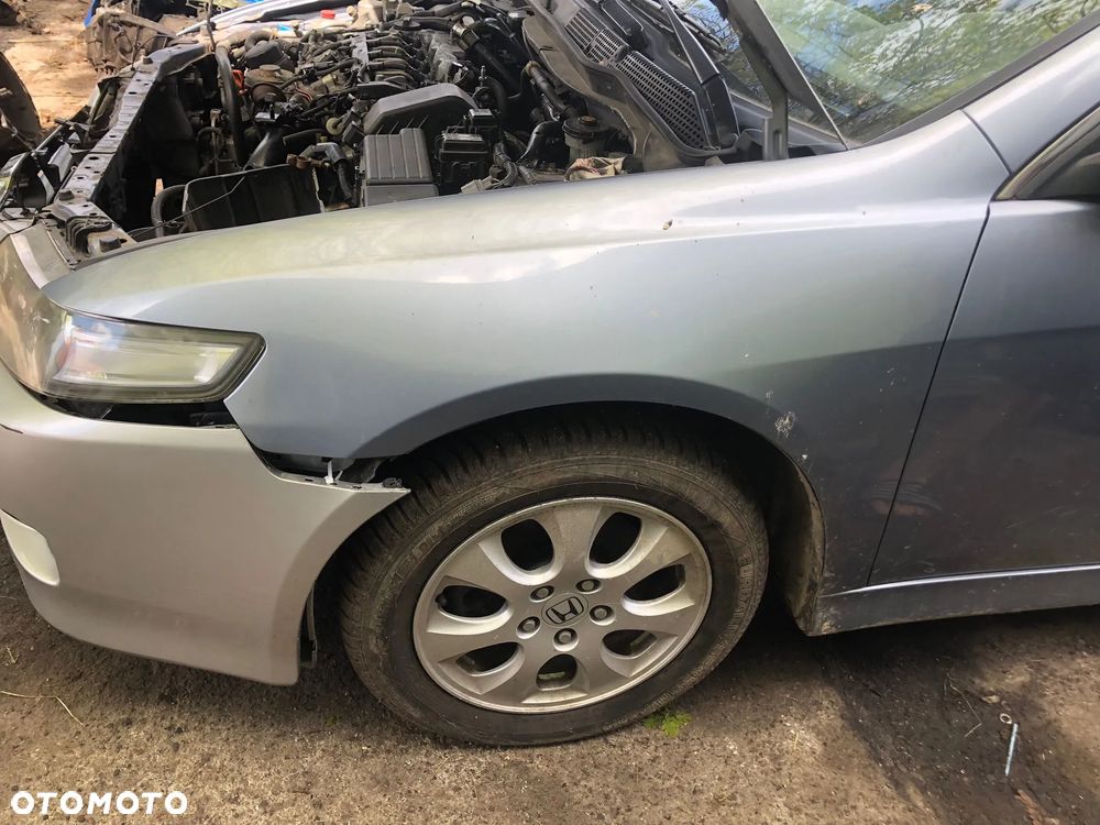 HONDA ACCORD 7 VII  błotnik przedni lewy niebieski - 1