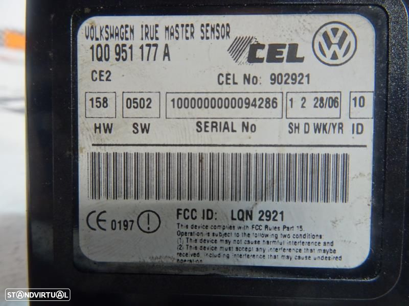 Módulo Alarme Volkswagen Eos (1F7, 1F8)  1Q0 951 177 A / 1Q0951177a - 3