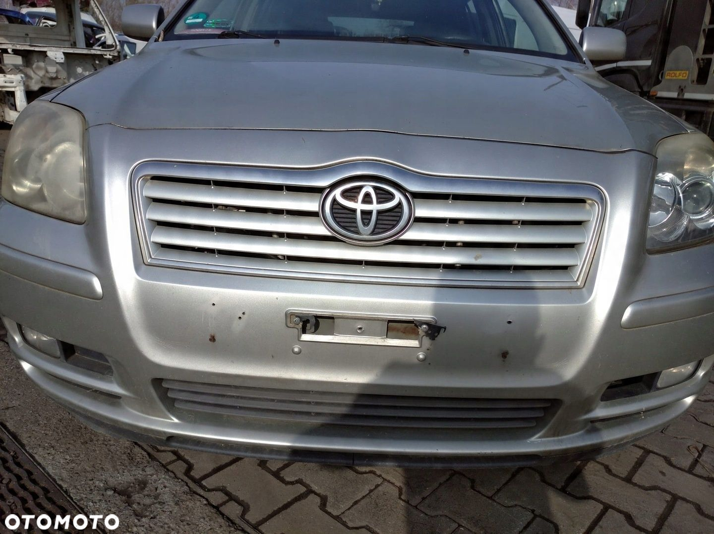 TOYOTA AVENSIS T25 03-06 ZDERZAK PRZÓD MASKA BŁOTNIK LAMPA PAS PRZEDNI 1C0 - 7