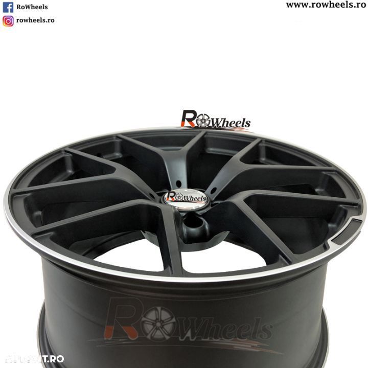 Jante Mercedes 19 AMG Negru mat R19 W222 W221 W212 W204 - 4