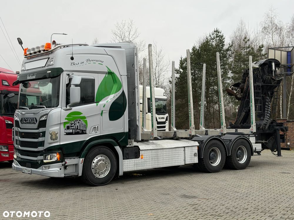 Scania Scania R650 bez EGR pełna opcja palfinger epsilon Z 2x wysów 2018/19 6x4 - 6