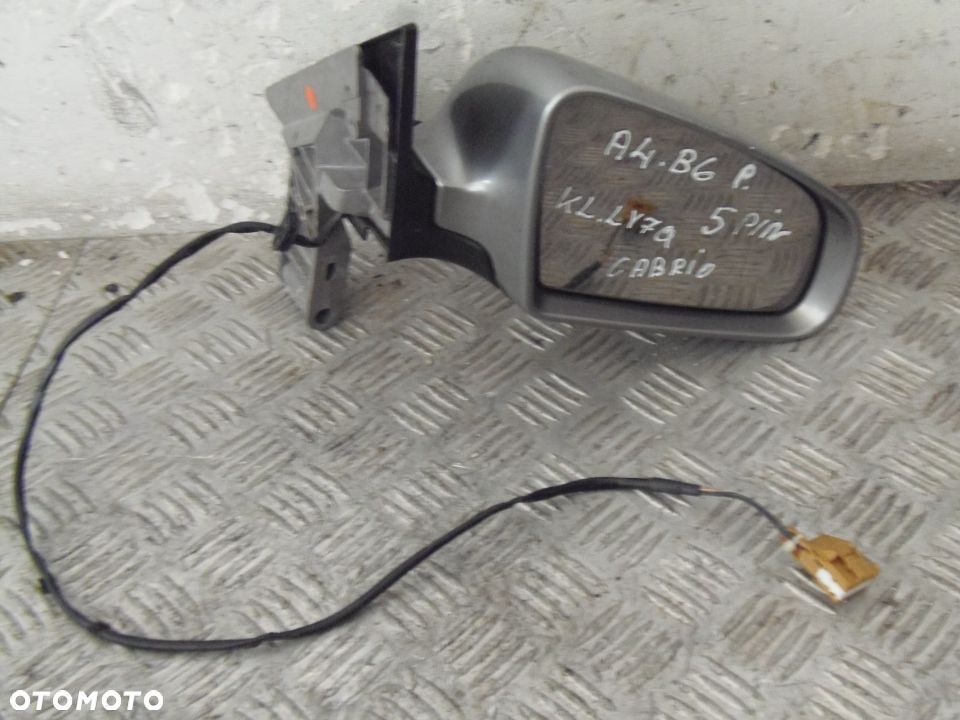 LUSTERKO PRAWE AUDI A4 B6 B7 CABRIO LY7Q 5PIN - 1