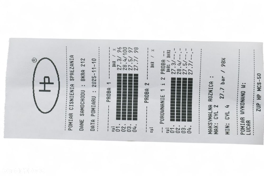 Silnik FORD TRANSIT MK8 VIII 2.0 TDCI ECOBLUE 130KM BKRA POMIAR KOMPRESJI - 13