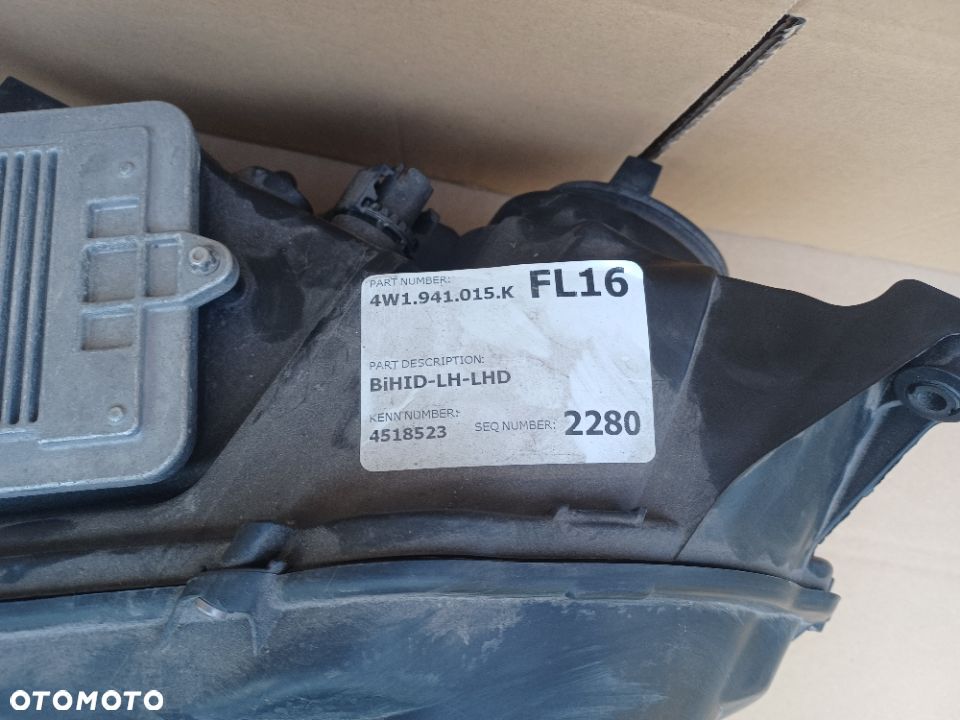 Bi-xenon przedni lewy LED Bentley Continental GT lift lampa 4W1 - 4