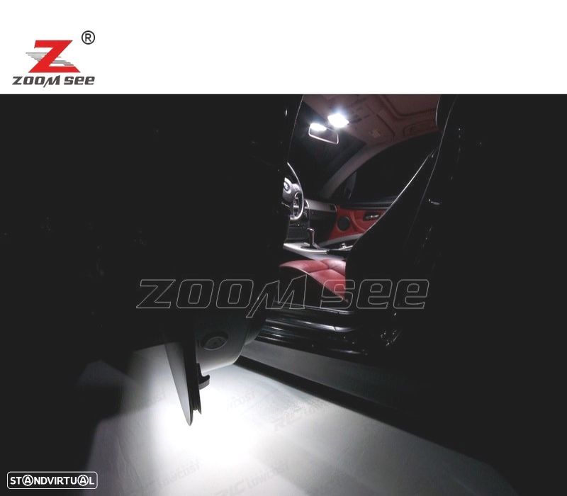 KIT COMPLETO DE 21 LÂMPADAS LED INTERIOR PARA BMW SERIE 3 E92 COUPE M GTS 316I 318I 320D 320D XDRIV - 3