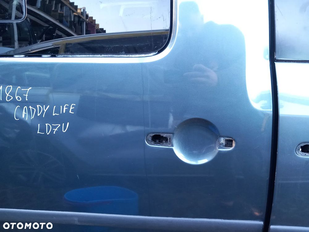 VW CADDY DRZWI PRAWE BOCZNE PRZESÓWNE KOLOR: LD7U - 4