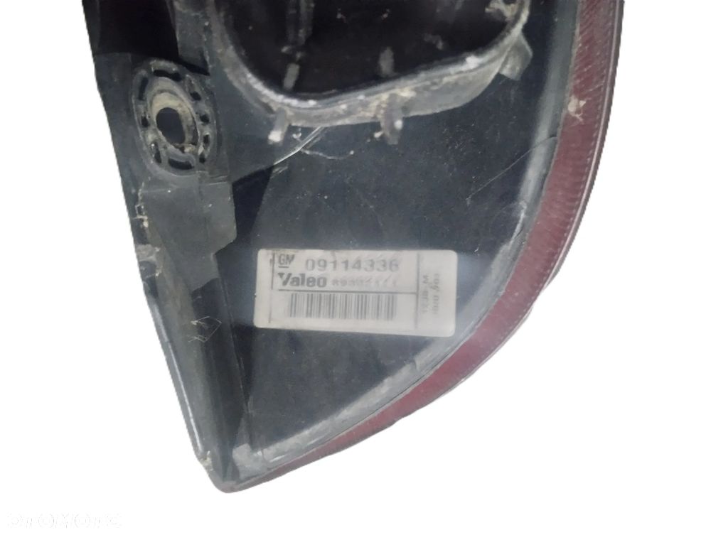 OPEL CORSA C 01-06 r. LAMPA LEWY TYŁ TYLNA LEWA EUROPA VALEO 09114336 + - 3