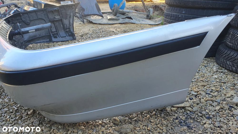 BMW E39 ZDERZAK TYŁ TYLNY LISTWY BELKA ABSORBER ODBOJE PRZEDLIFT SREBRNY - 5